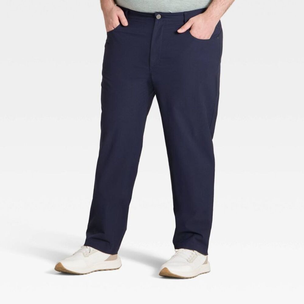 All In Motion - Men's Big Heavy Twill Pants - All In Motion Dazzli Blue